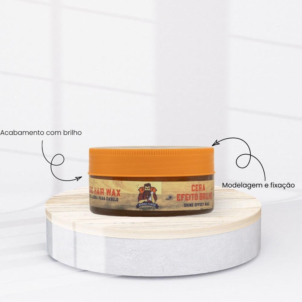 Barba Forte Ironjack Cera Modeladora Fixação e Estilo 120 g 120g 2