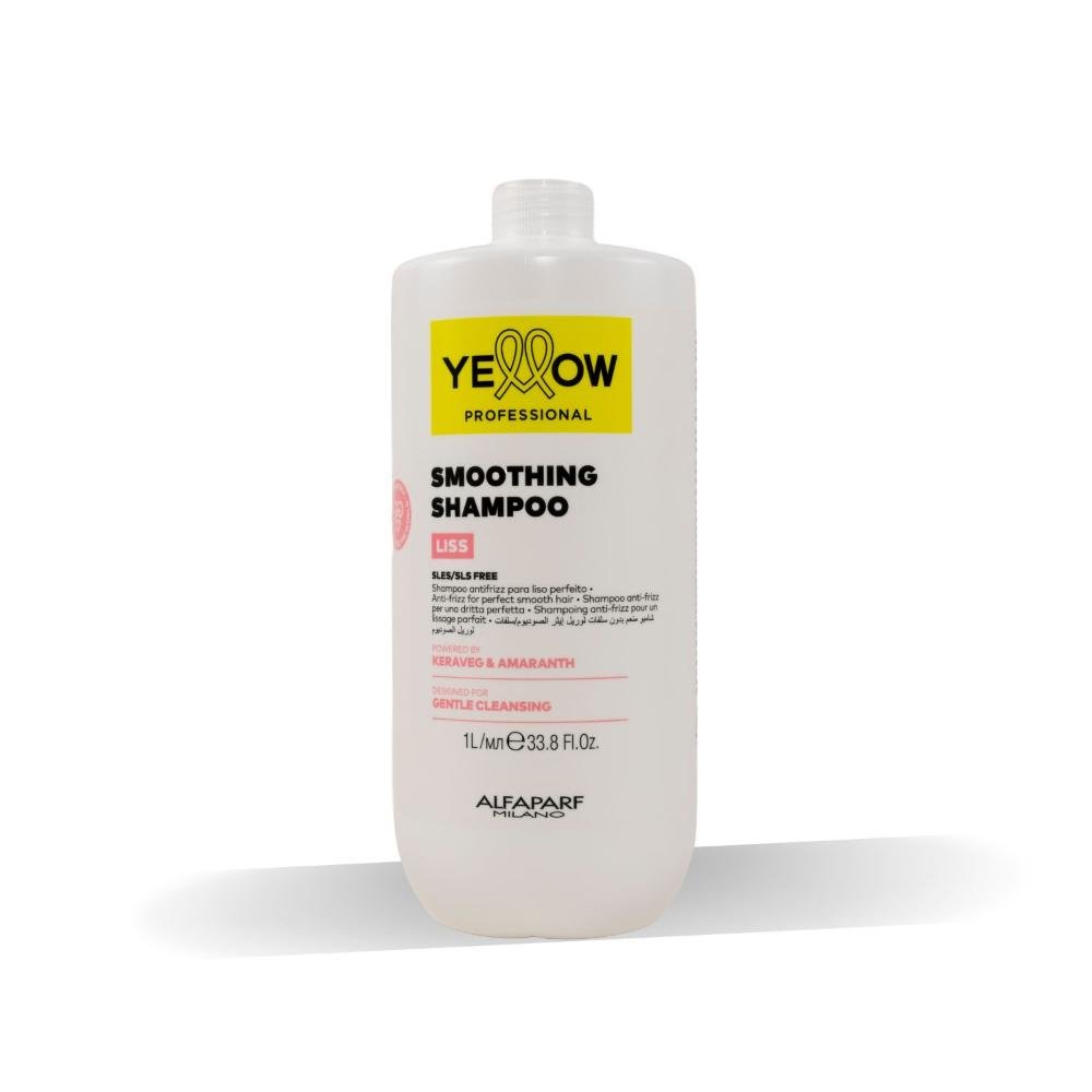 Shampoo Yellow Liss Smoothing Antifrizz Cabelos Lisos 1 L 1L 3