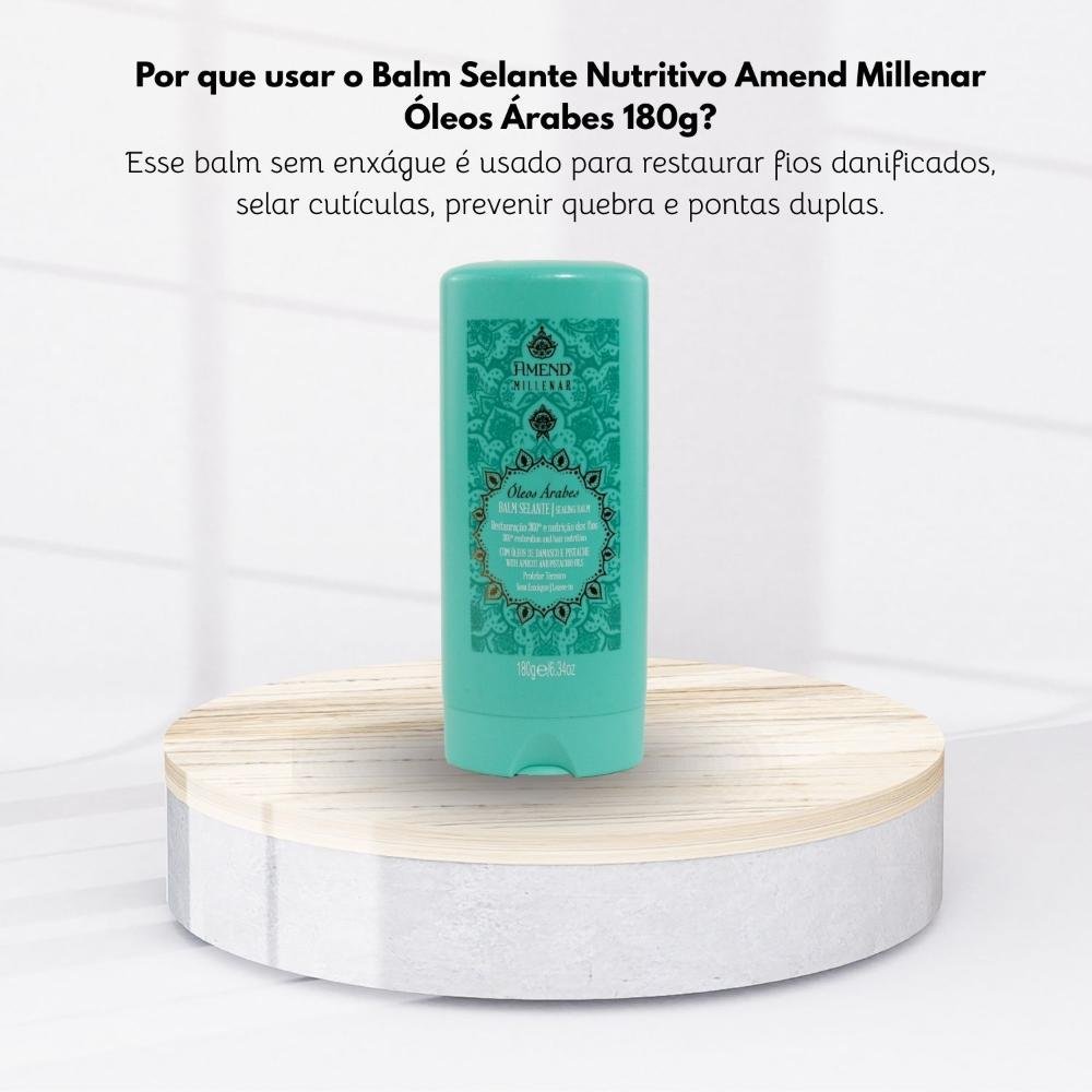 Balm Selante Nutritivo Amend Milenar Óleos Árabes 180 g 180g 5