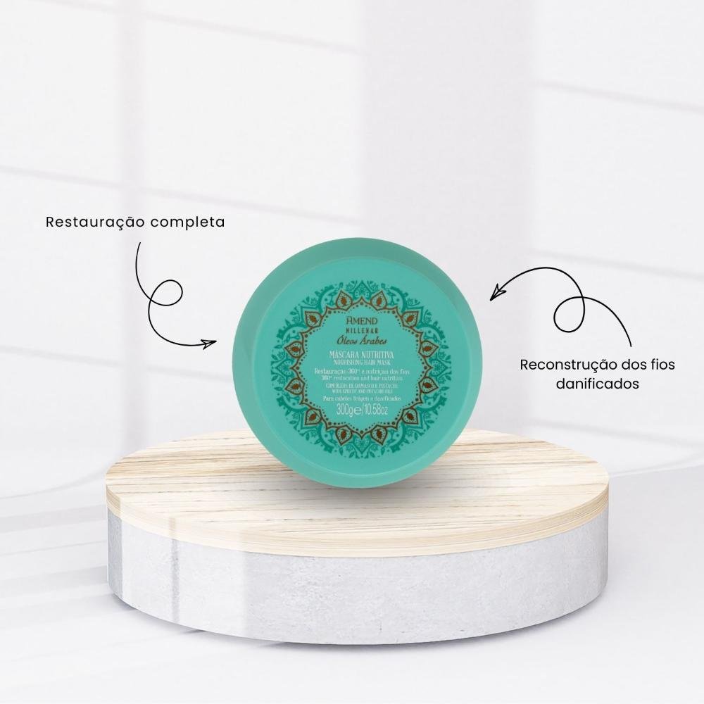 Máscara Amend Óleos Árabes Nutrição Capilar 300 g 300g 2