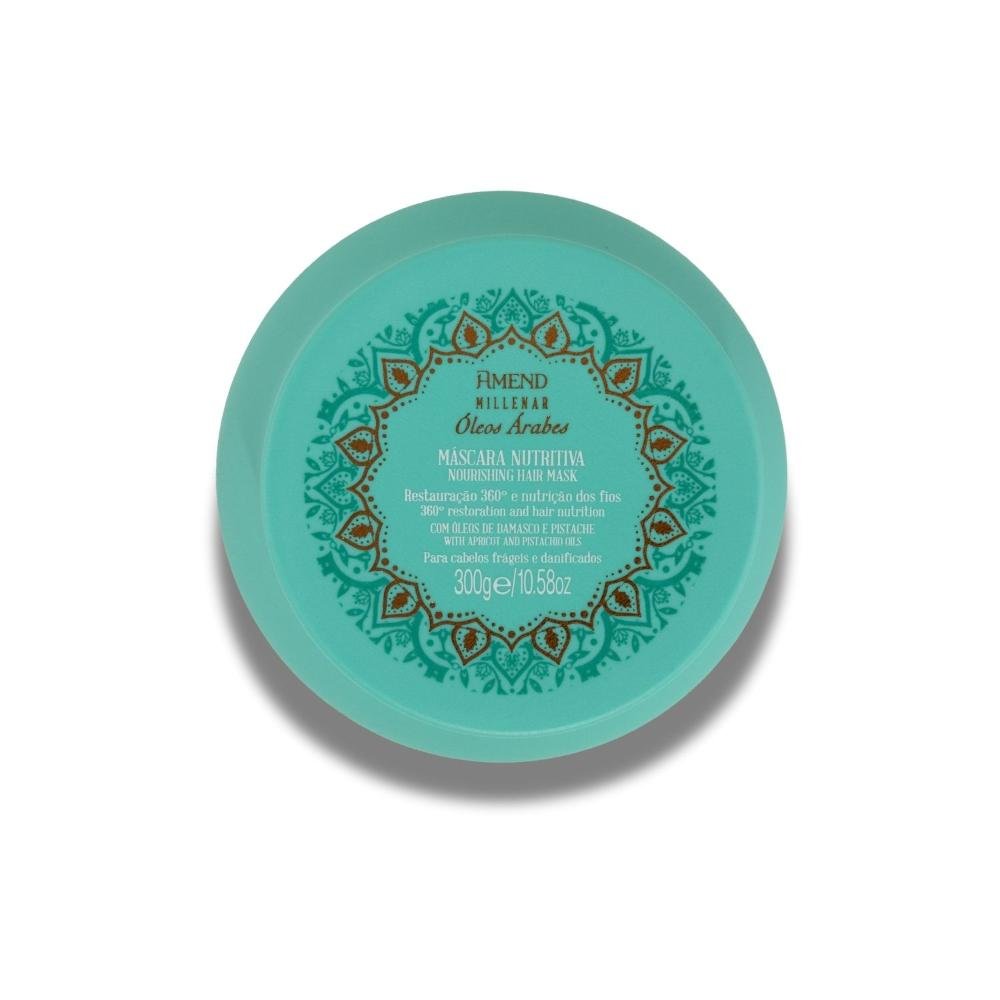 Máscara Amend Óleos Árabes Nutrição Capilar 300 g 300g 4