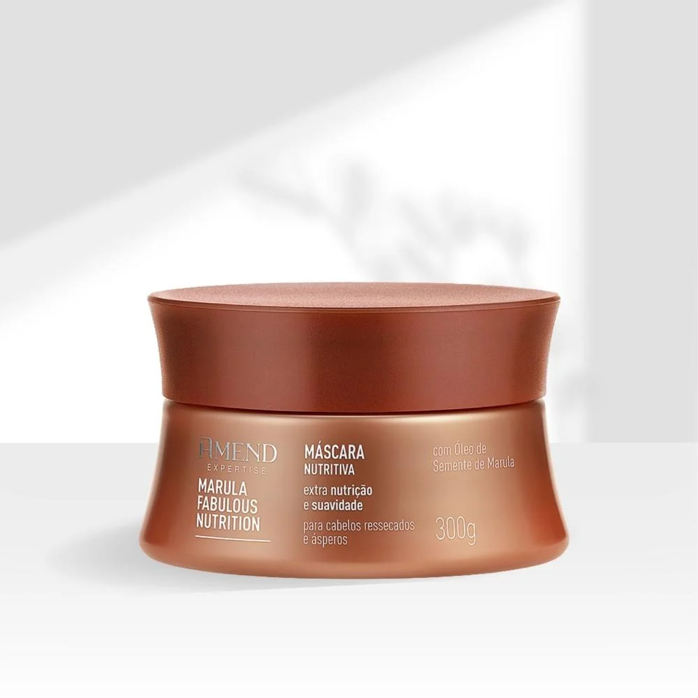 Máscara Amend Marula Fabulous Nutrição Intensa 300 g 300g 3