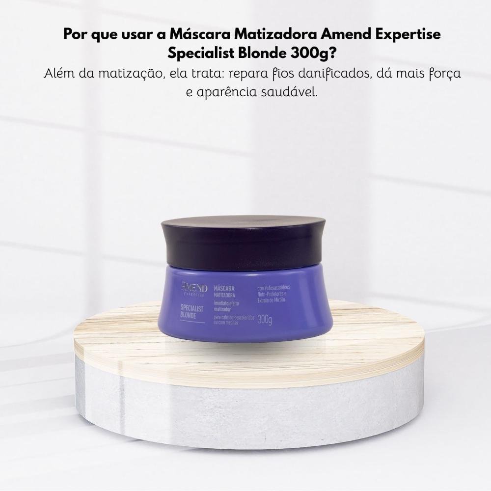 Máscara Matizadora Amend Expertise Specialist Blonde 300 g 300g 5
