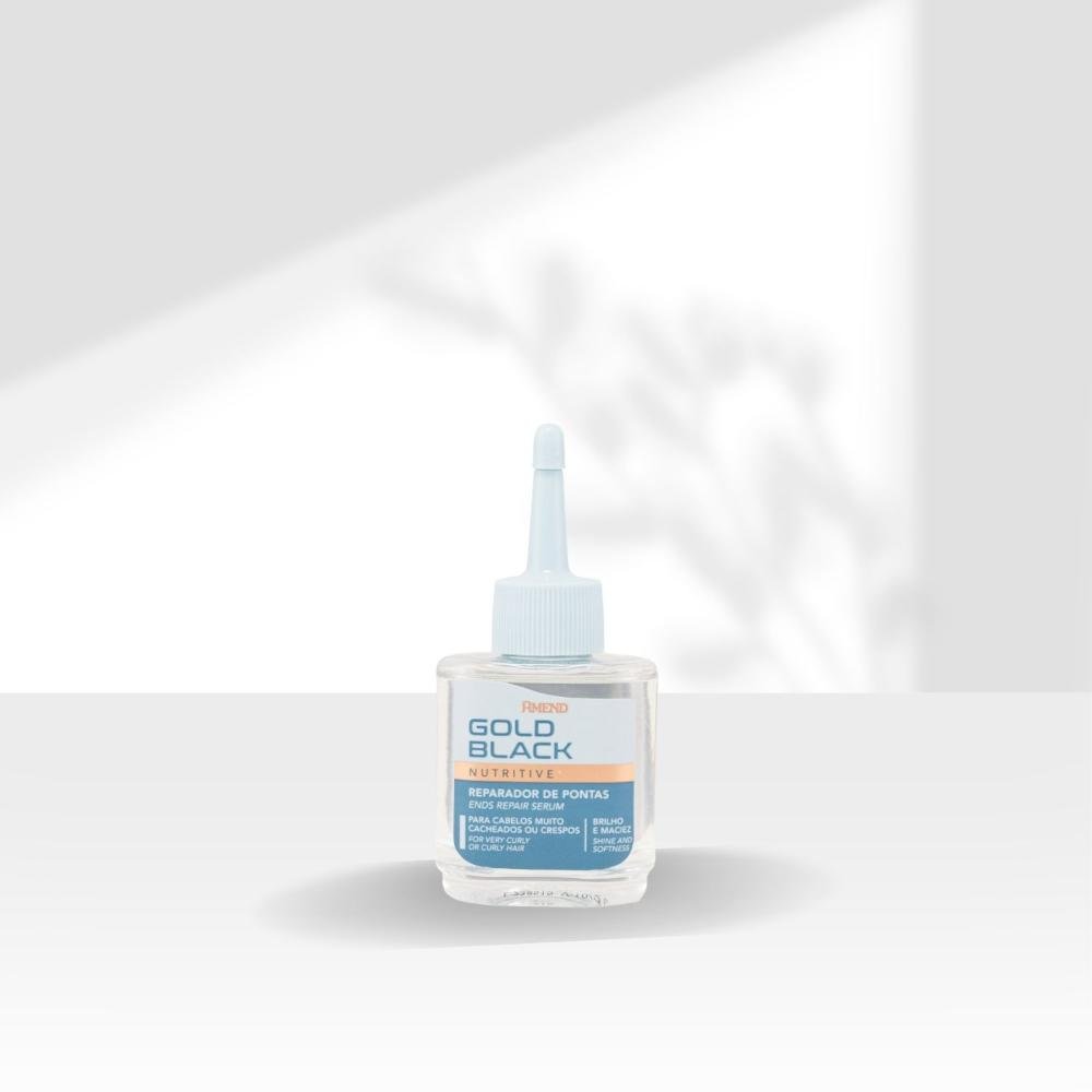Reparador de Pontas Amend Gold Black Nutrição Silicone 30 ml 30ml 3