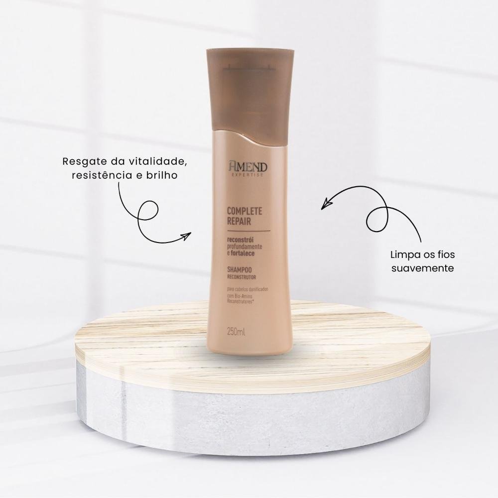 Shampoo Amend Complete Repair Reconstrução Cabelos Danificados 250 ml 250ml 2