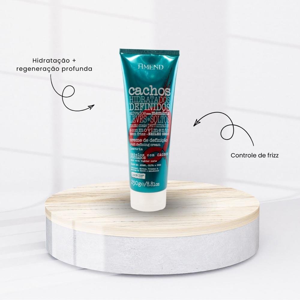 Leave in Amend Cachos Fechados Definição Antifrizz 250 g 250g 2