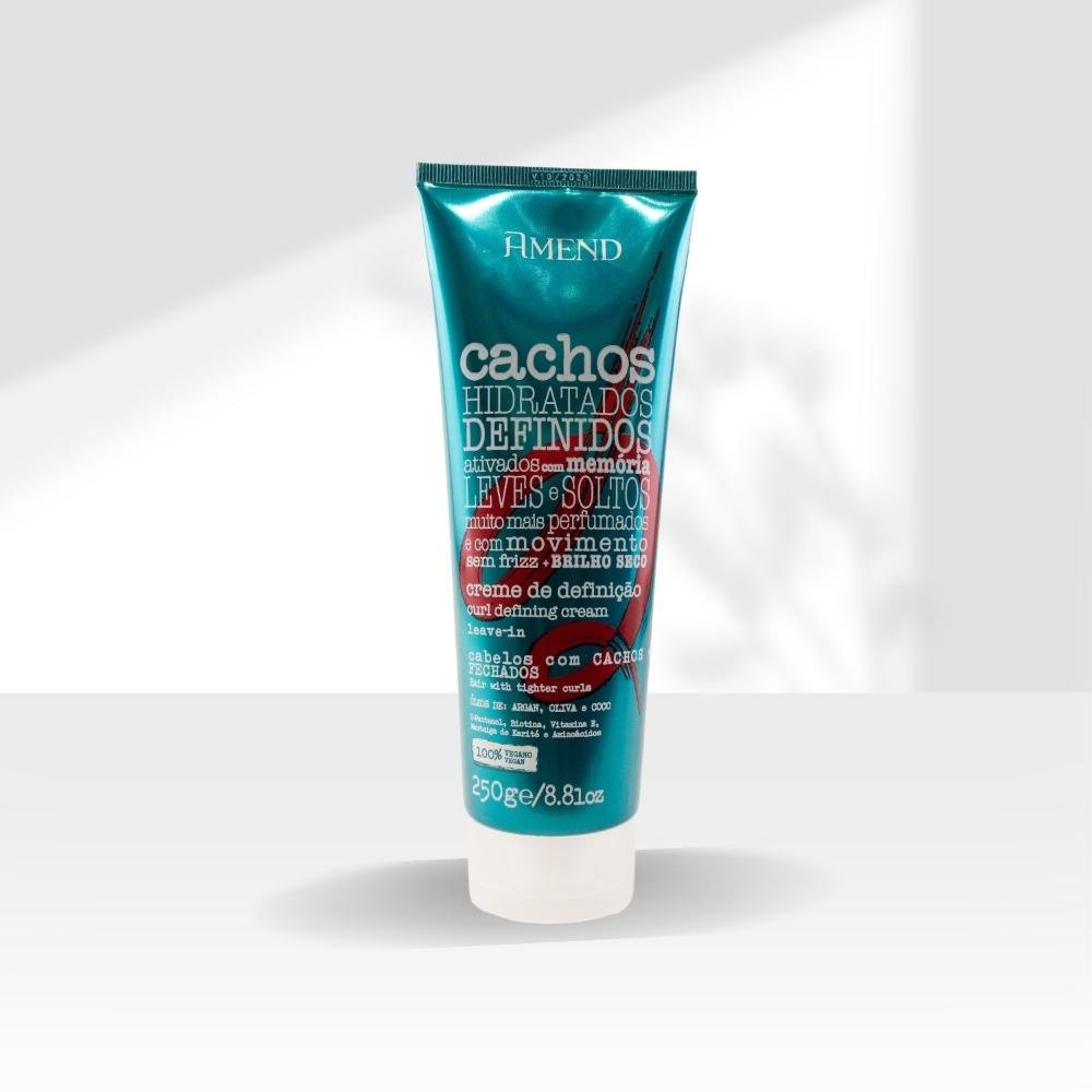 Leave in Amend Cachos Fechados Definição Antifrizz 250 g 250g 3