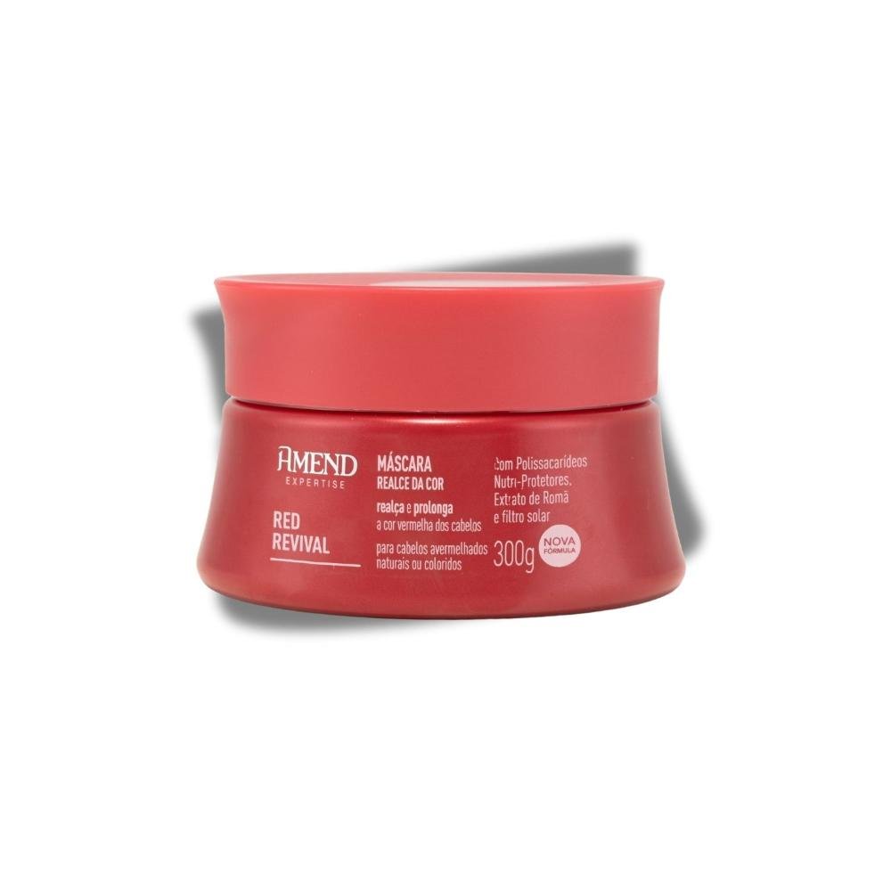 Máscara Realce Cor Amend Expertise Red Vermelhos 300 g 300g 4