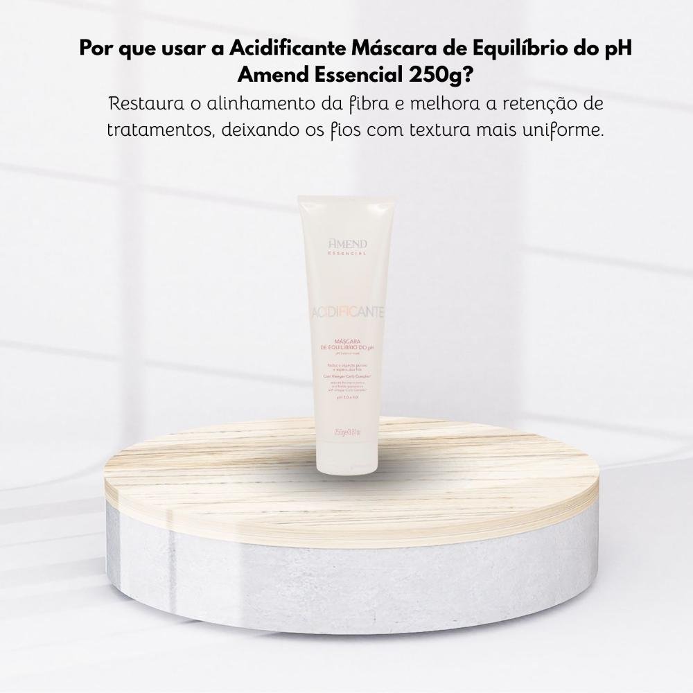 Acidificante Máscara de Equilíbrio de pH Amend Essencial 250 g 250g 5