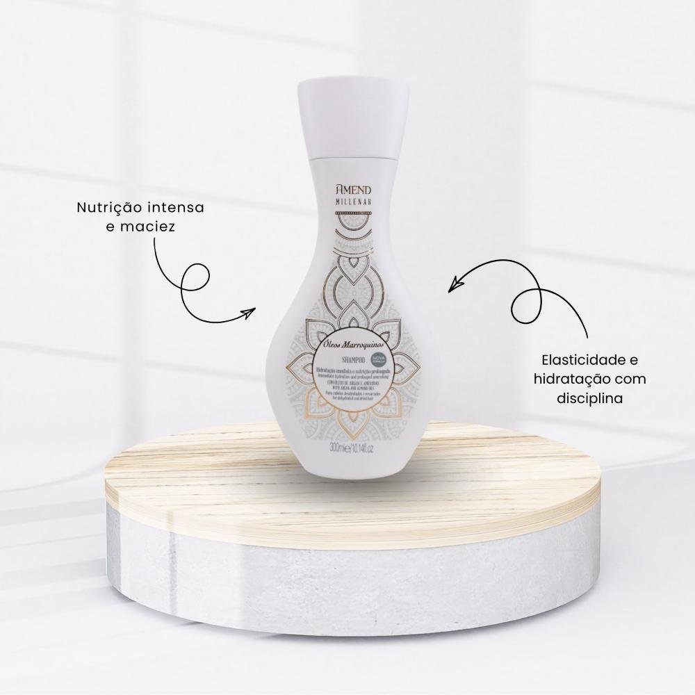 Shampoo Amend Óleos Marroquinos Hidratação Profunda 300 ml 300ml 2