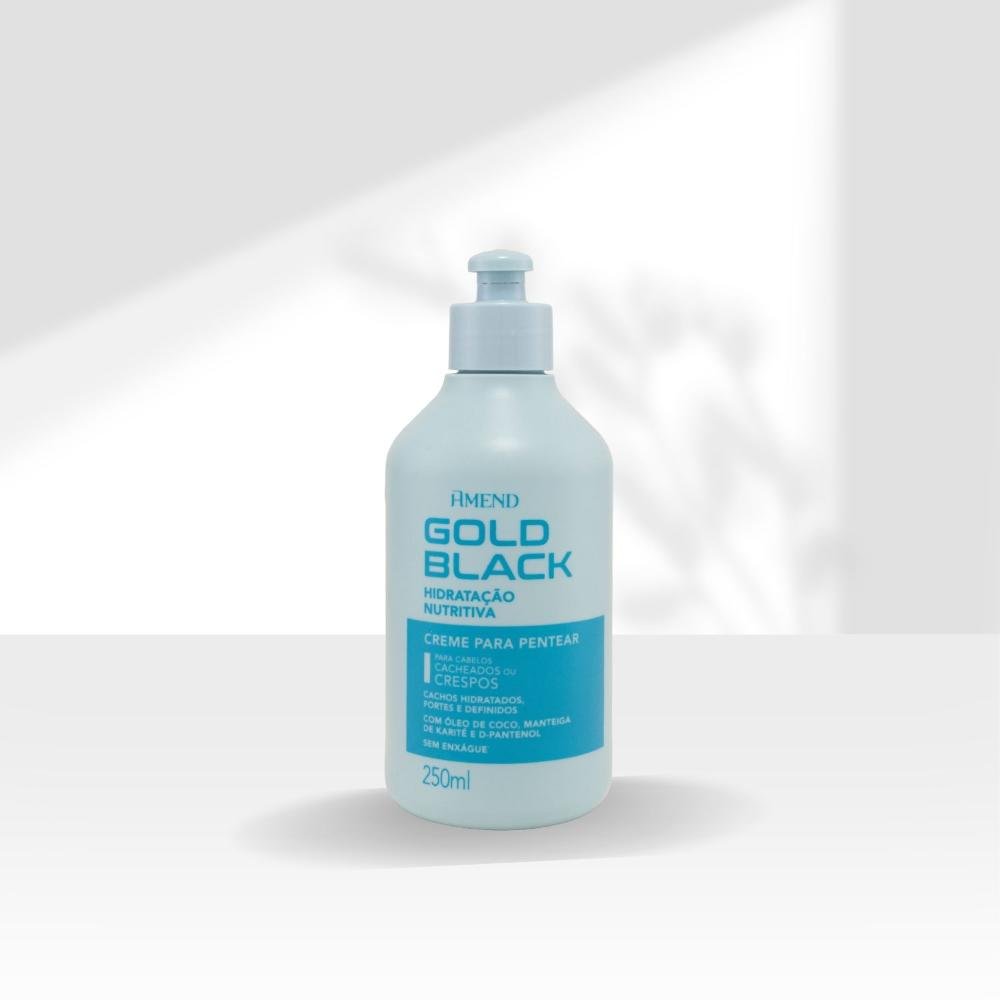 Creme Pentear Amend Gold Black Definidor Cachos 250 ml 250ml 3