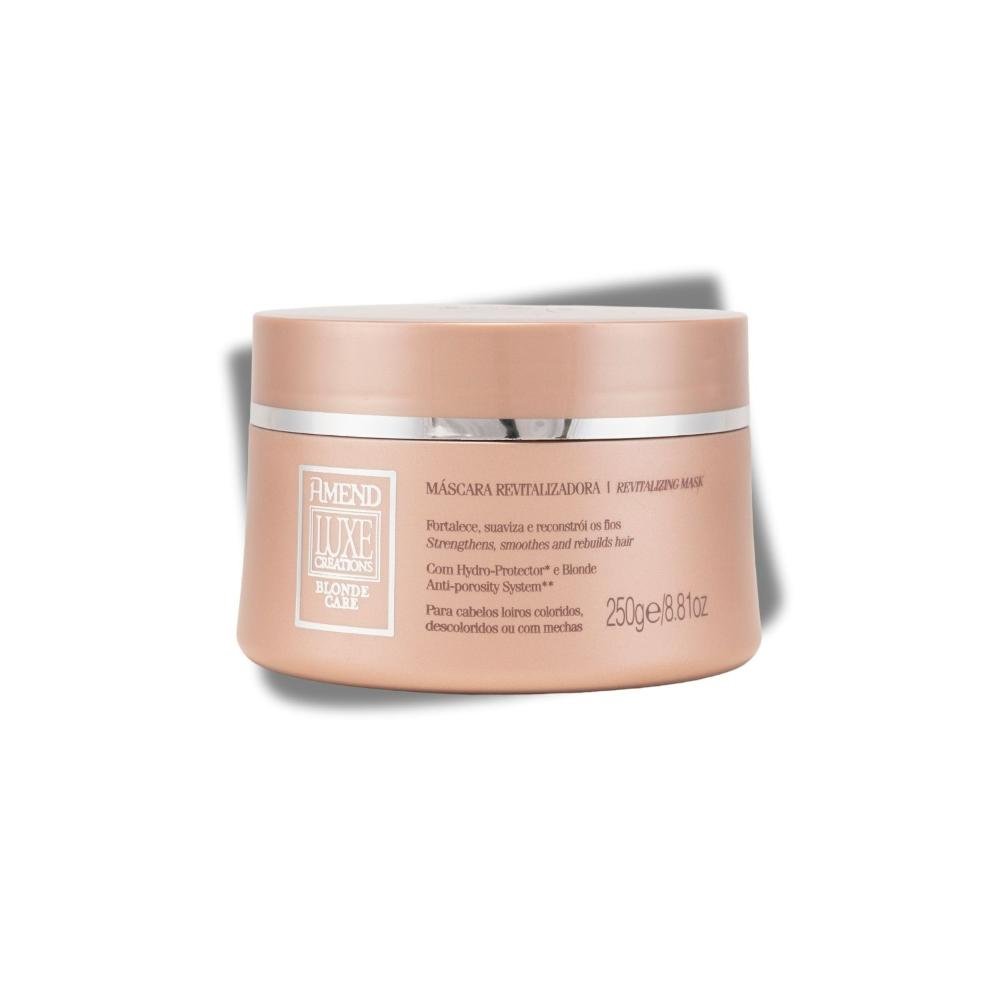 Máscara Amend Blonde Care Hidratação e Brilho 250 g 250g 4