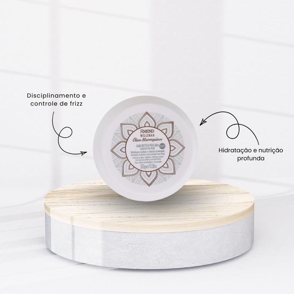 Máscara Amend Óleos Marroquinos Hair Butter Nutrição 300 g 300g 2
