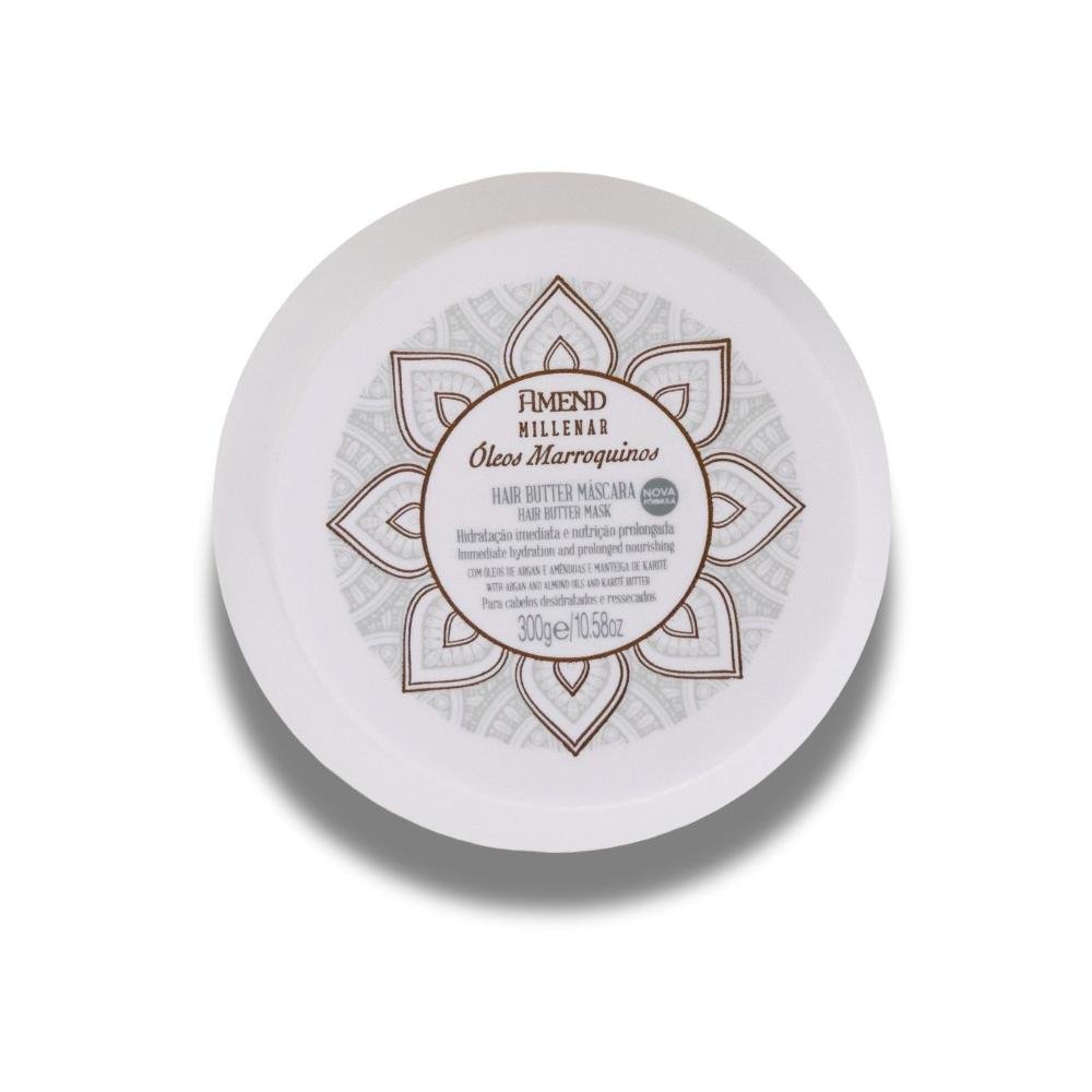 Máscara Amend Óleos Marroquinos Hair Butter Nutrição 300 g 300g 4
