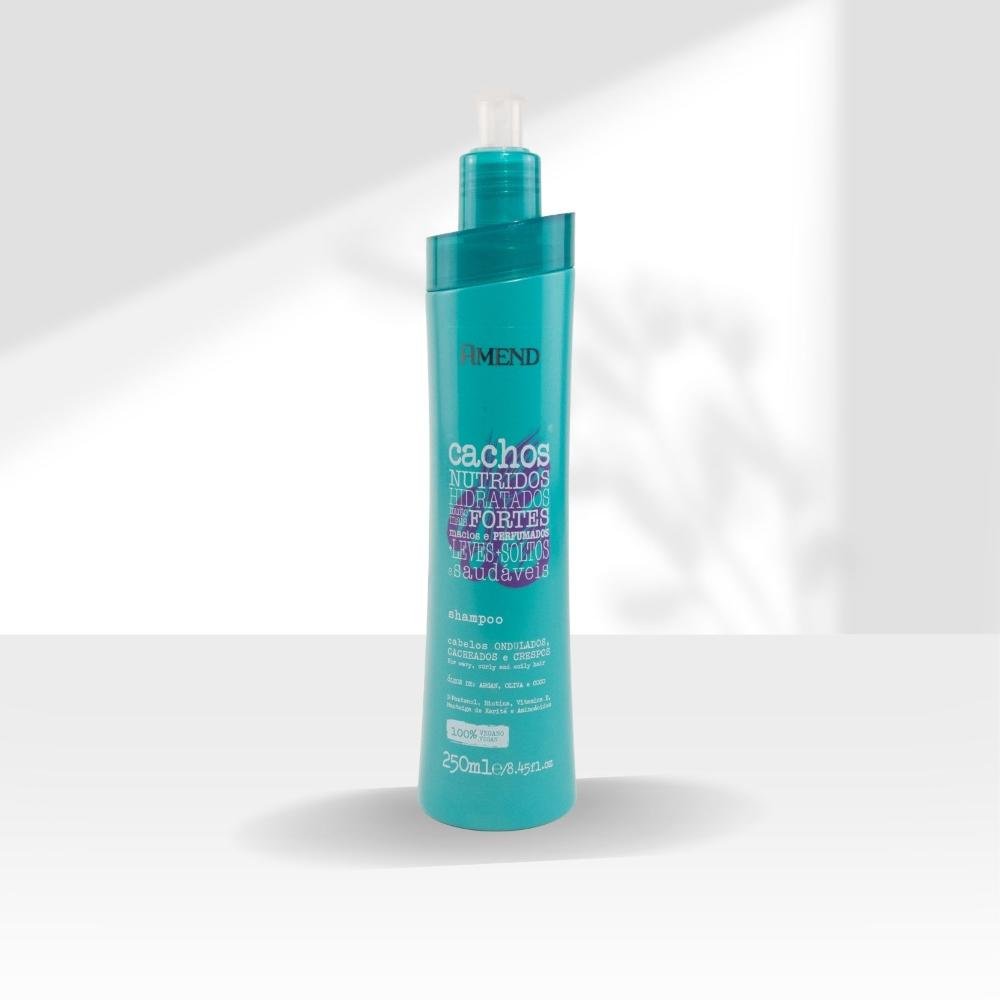 Shampoo Amend Cachos Hidratação Cabelos Cacheados 250 ml 250ml 3