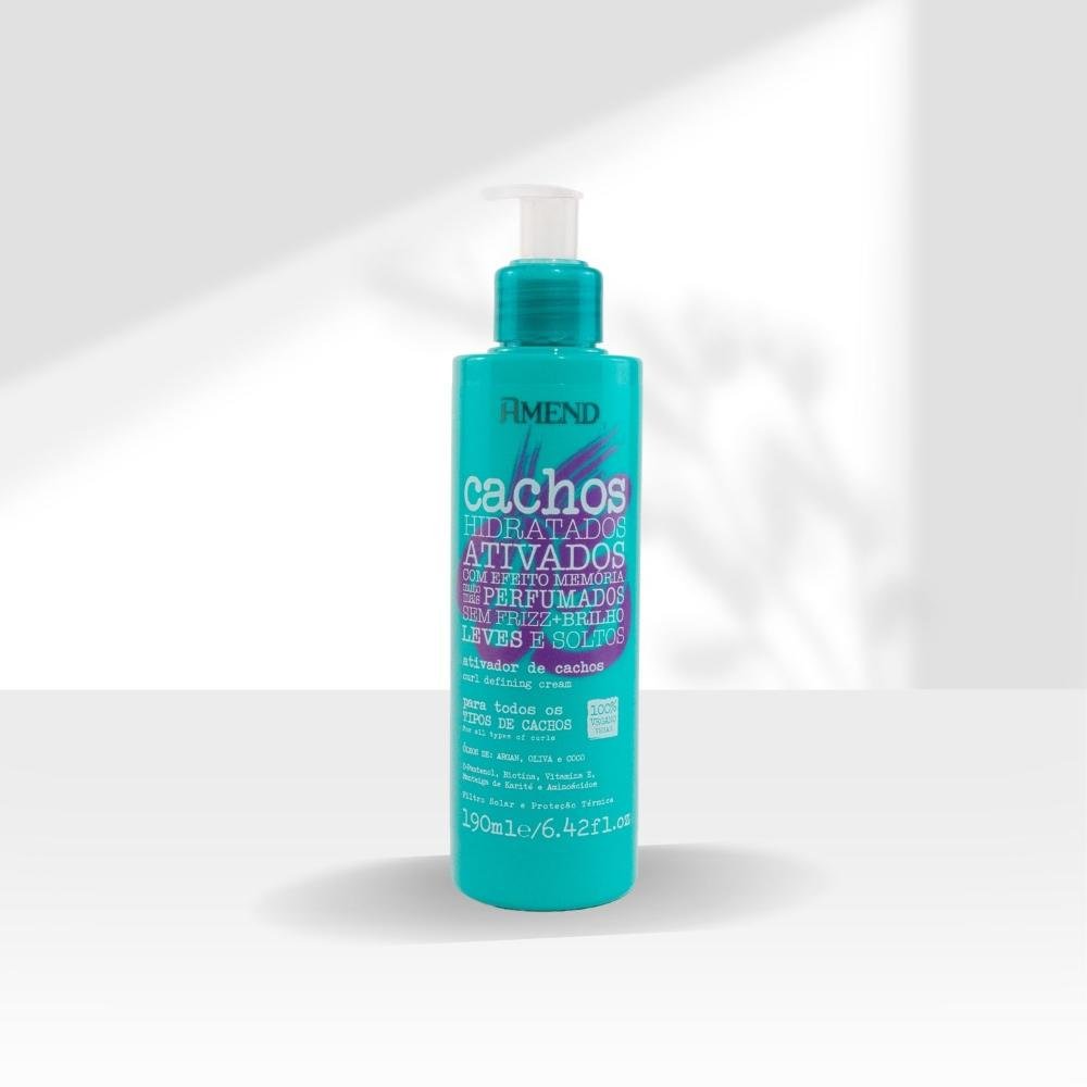 Ativador de Cachos Amend Cachos Todos os Cabelos 190 ml 190ml 3