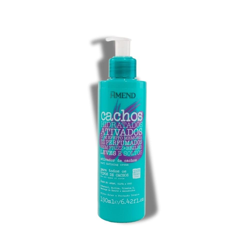 Ativador de Cachos Amend Cachos Todos os Cabelos 190 ml 190ml 4