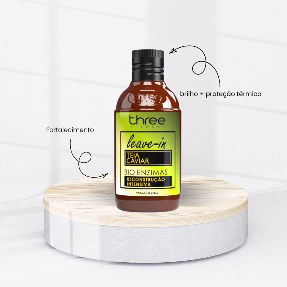 Three Therapy Teia Caviar Kit Tratamento Capilar ÚNICO 2