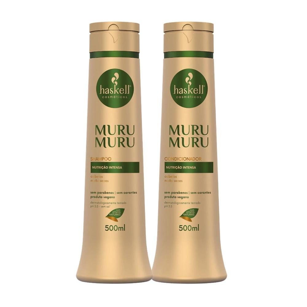 Kit Haskell Muru Muru Shampoo e Condicionador 500ml