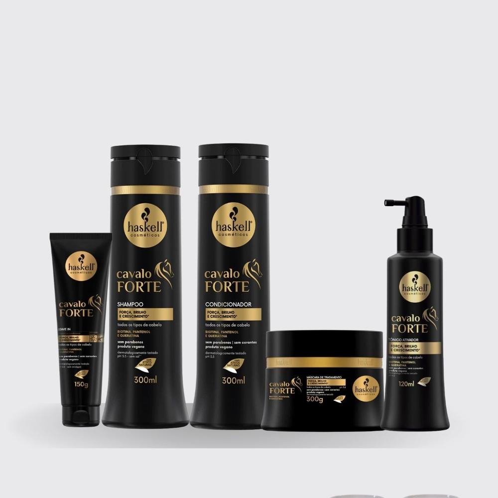 Kit Haskell Cavalo Forte Home Care Completo ÚNICO 4