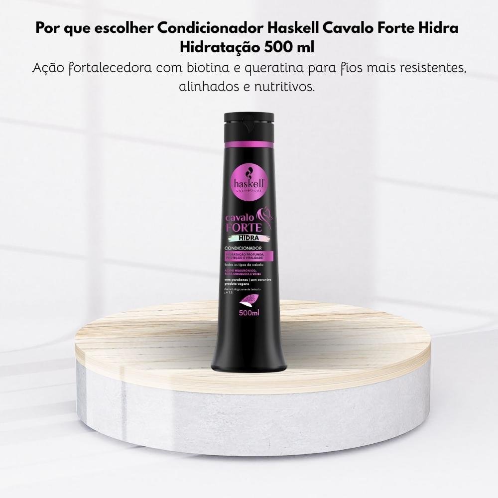 Condicionador Haskell Cavalo Forte Hidra Hidratação 500 ml 500ml 5