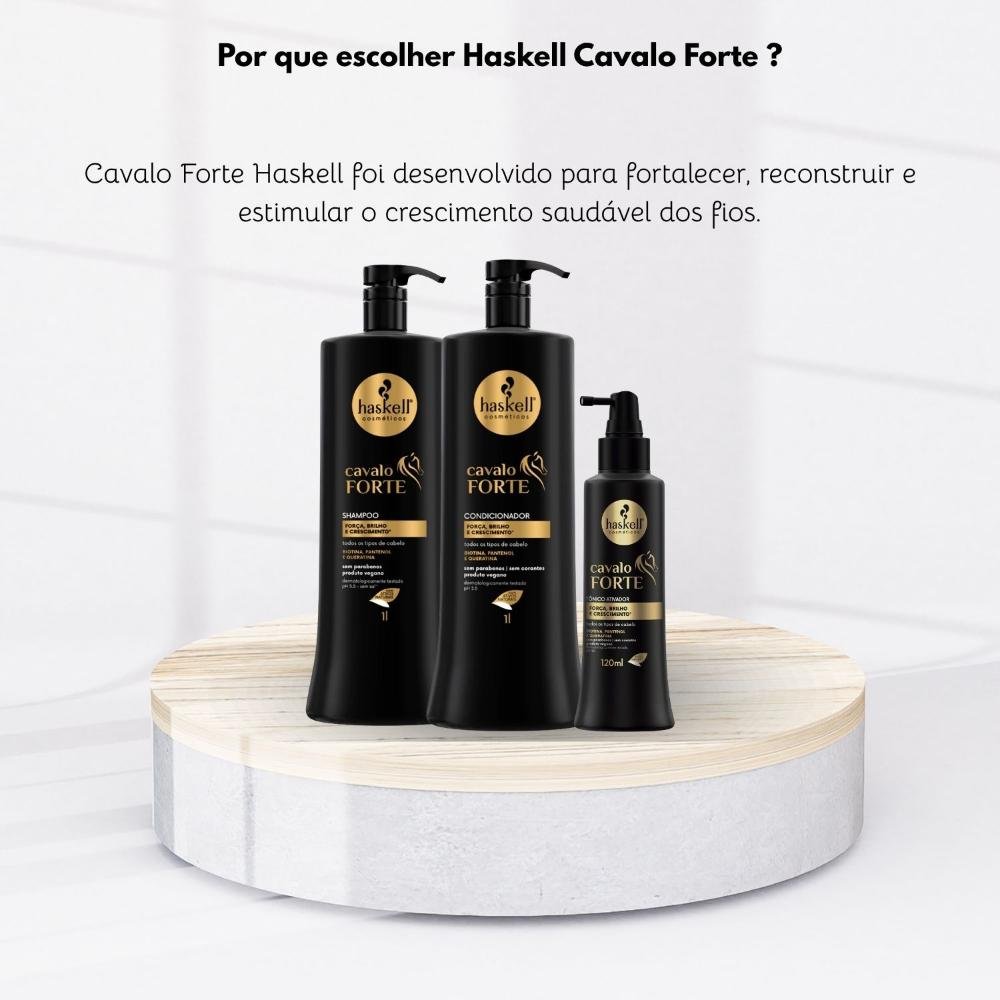 Kit Haskell Cavalo Forte Duo e Tonico 120 g ÚNICO 5