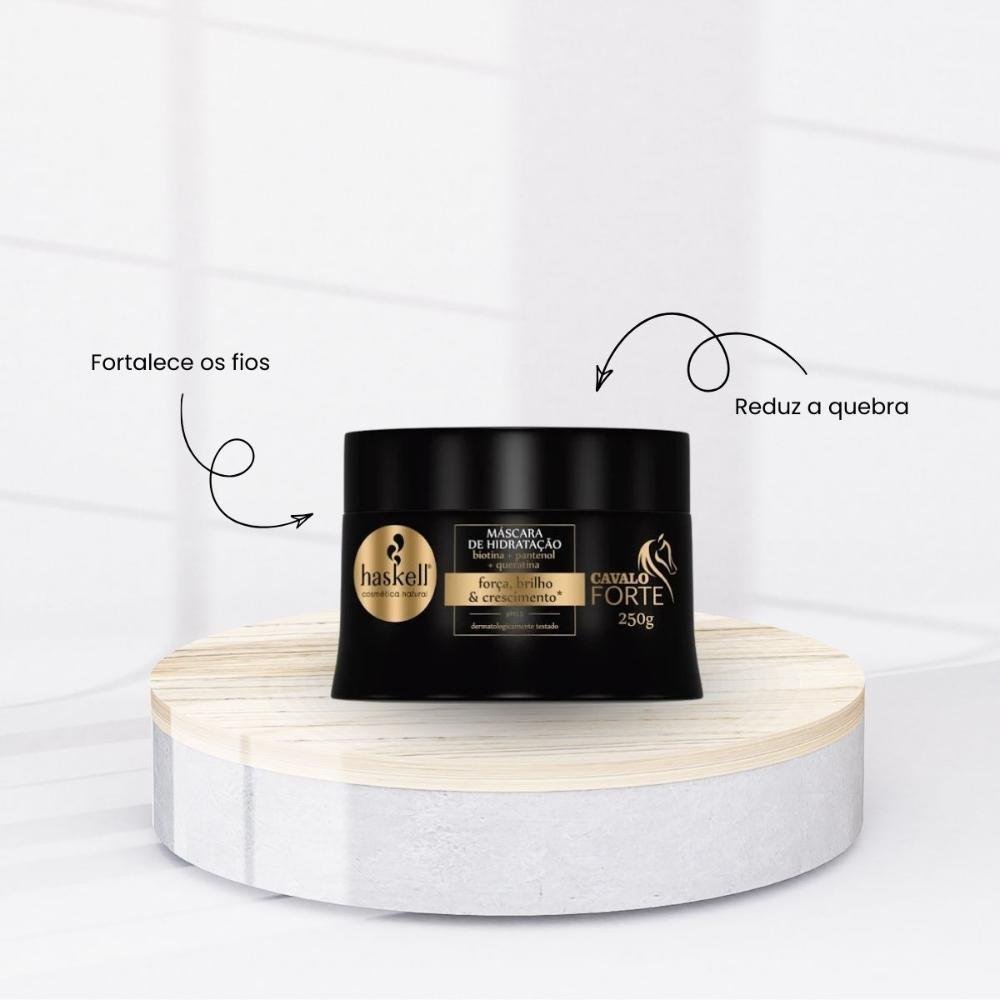 Cronograma Haskell Cabelo Forte Máscaras 300g ÚNICO 3