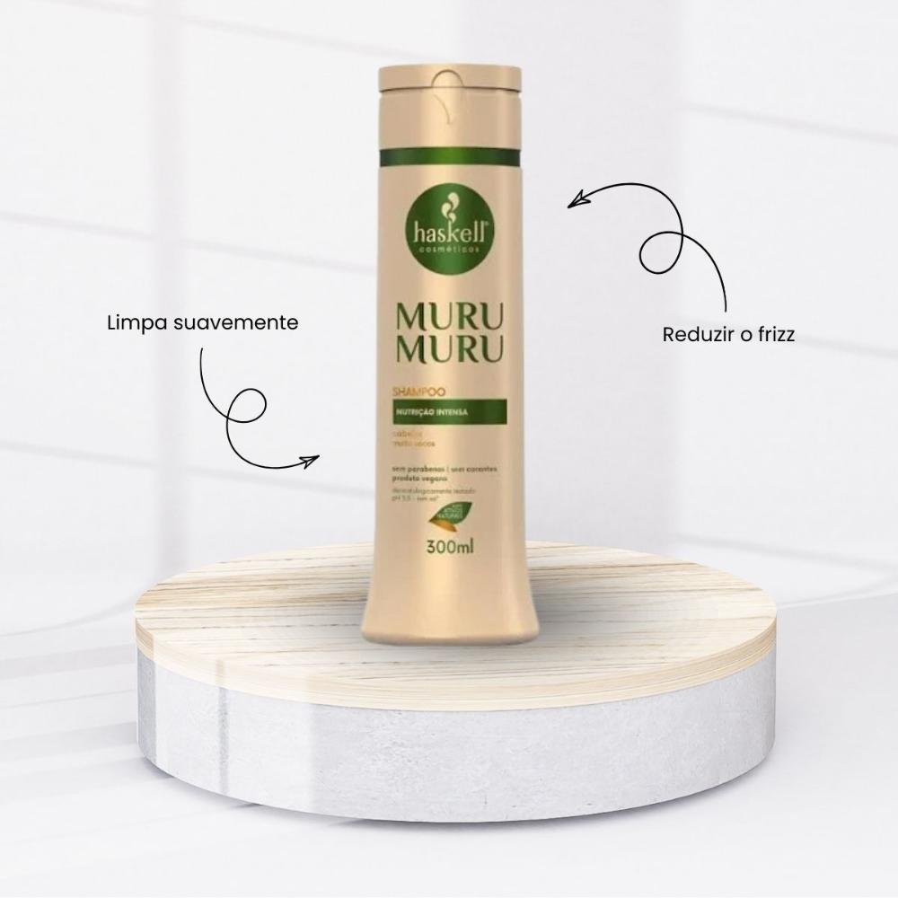 Kit Haskell Muru Muru Shampoo e Condicionador 300ml ÚNICO 2