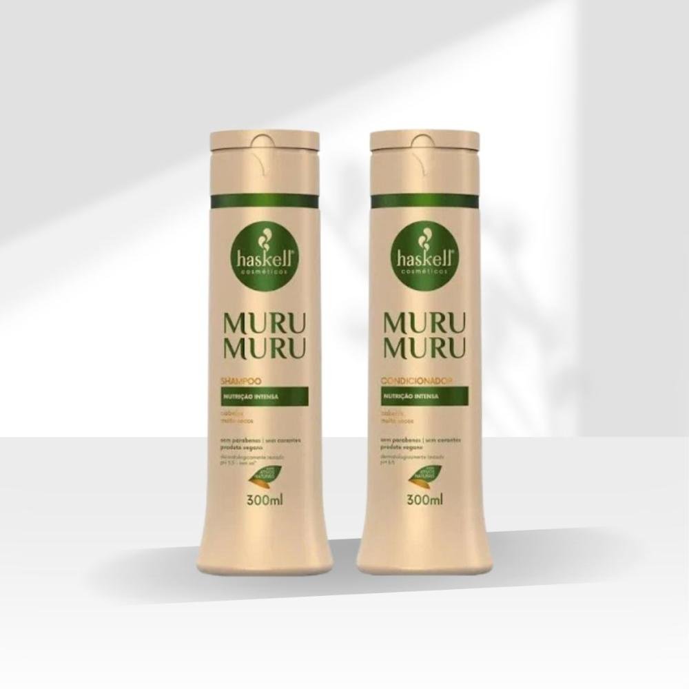 Kit Haskell Muru Muru Shampoo e Condicionador 300ml ÚNICO 4