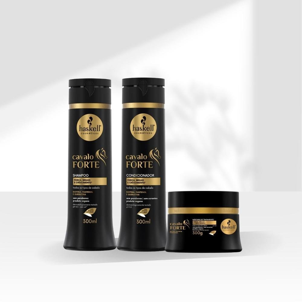 Kit Haskell Cavalo Forte Duo e Máscara 300 g ÚNICO 3