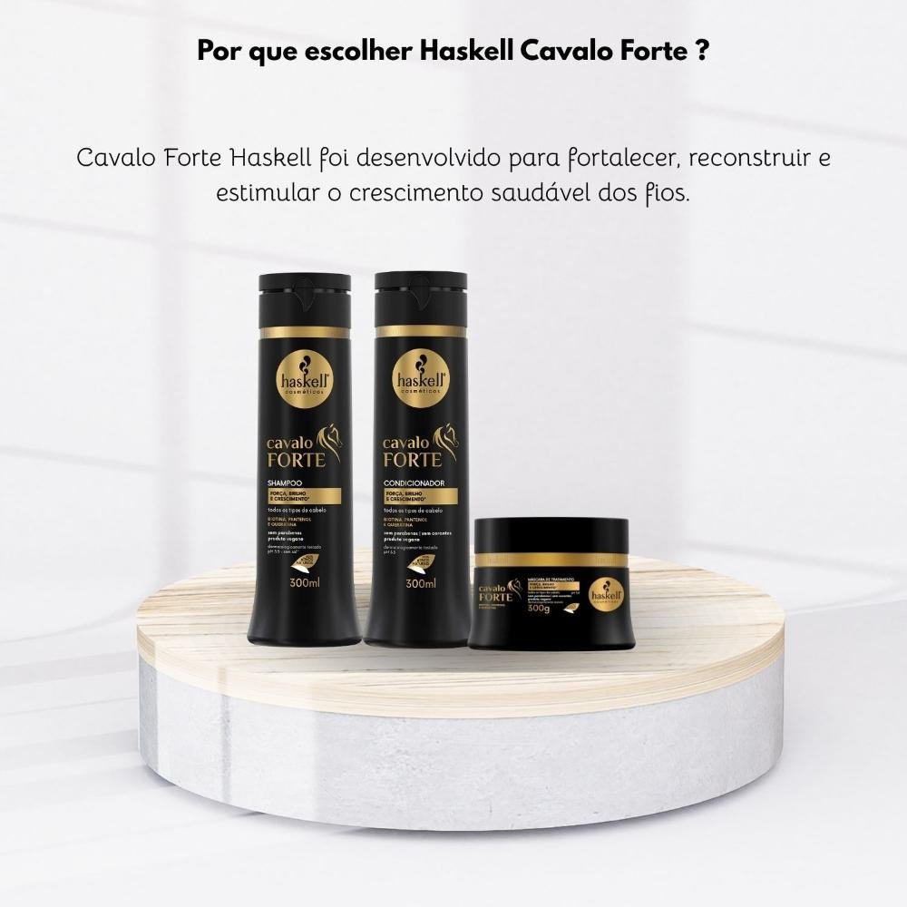 Kit Haskell Cavalo Forte Duo e Máscara 300 g ÚNICO 5