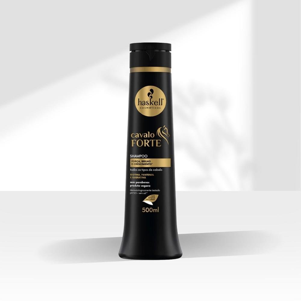 Shampoo Haskell Cavalo Forte fortalecimento 500 ml 500ml 3