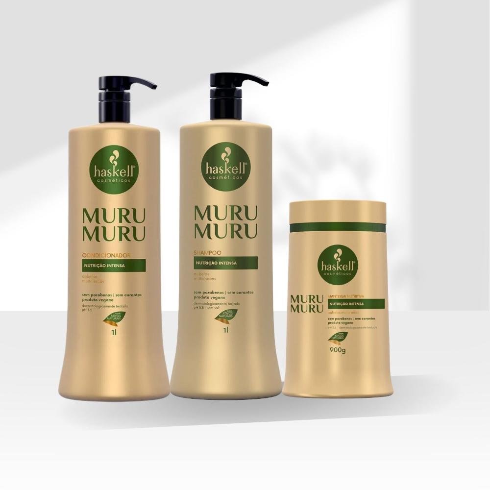 Kit Haskell Muru Muru Duo e Máscara 900ml ÚNICO 3