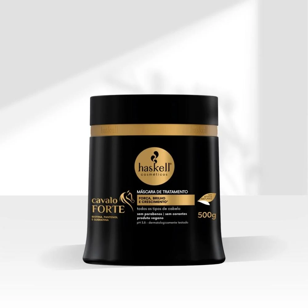 Máscara Haskell Cavalo Forte Fortalecimento 500 g 500g 3