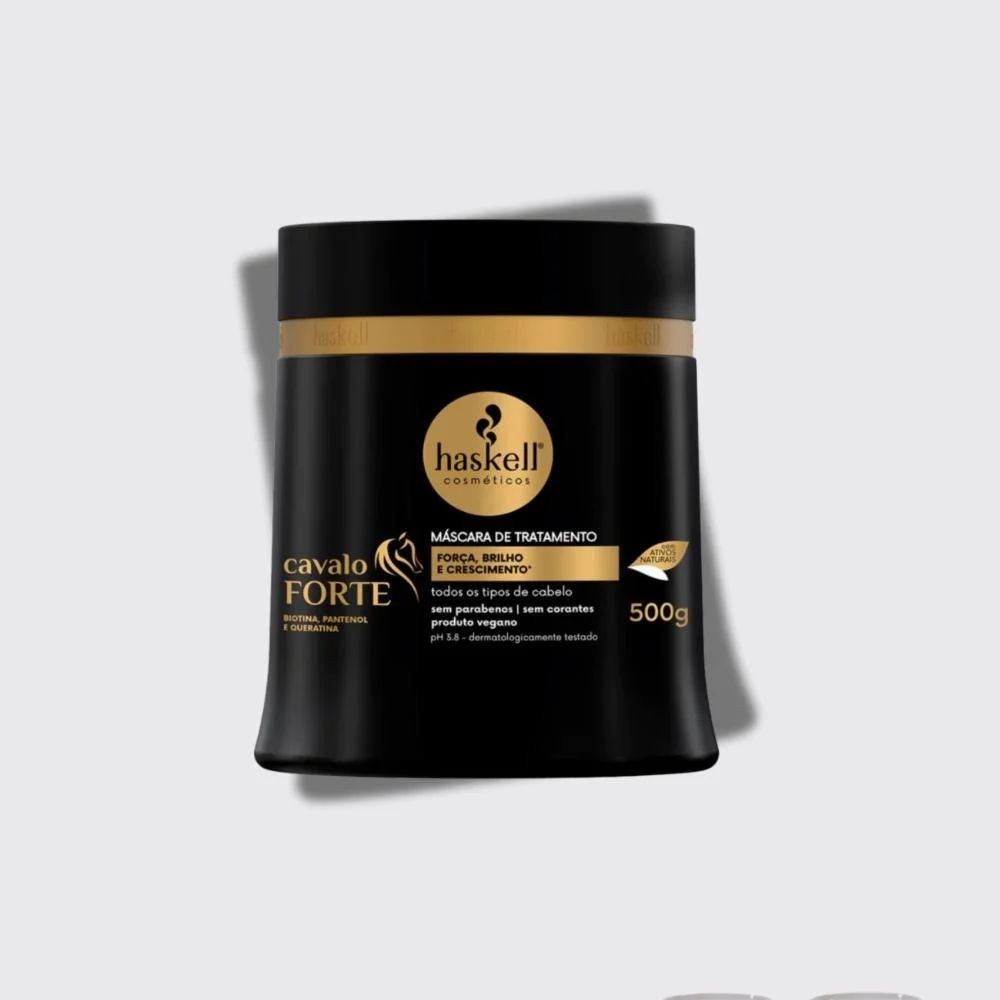 Máscara Haskell Cavalo Forte Fortalecimento 500 g 500g 4