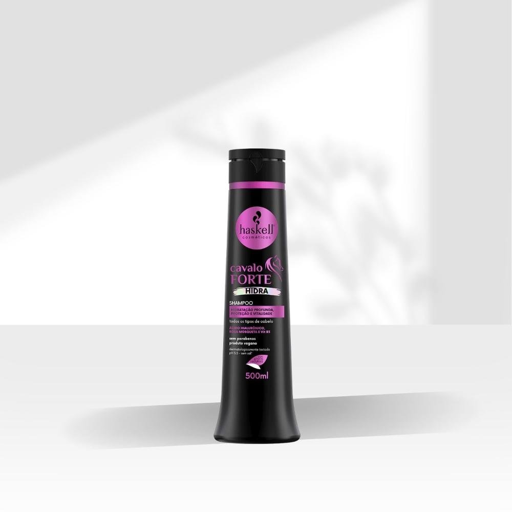 Shampoo Haskell Cavalo Forte Hidra Hidratação Força 500 ml 500ml 3