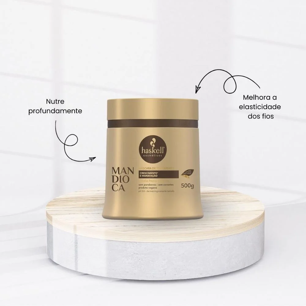 Cronograma Haskell Cabelo Forte Máscaras 500g ÚNICO 4