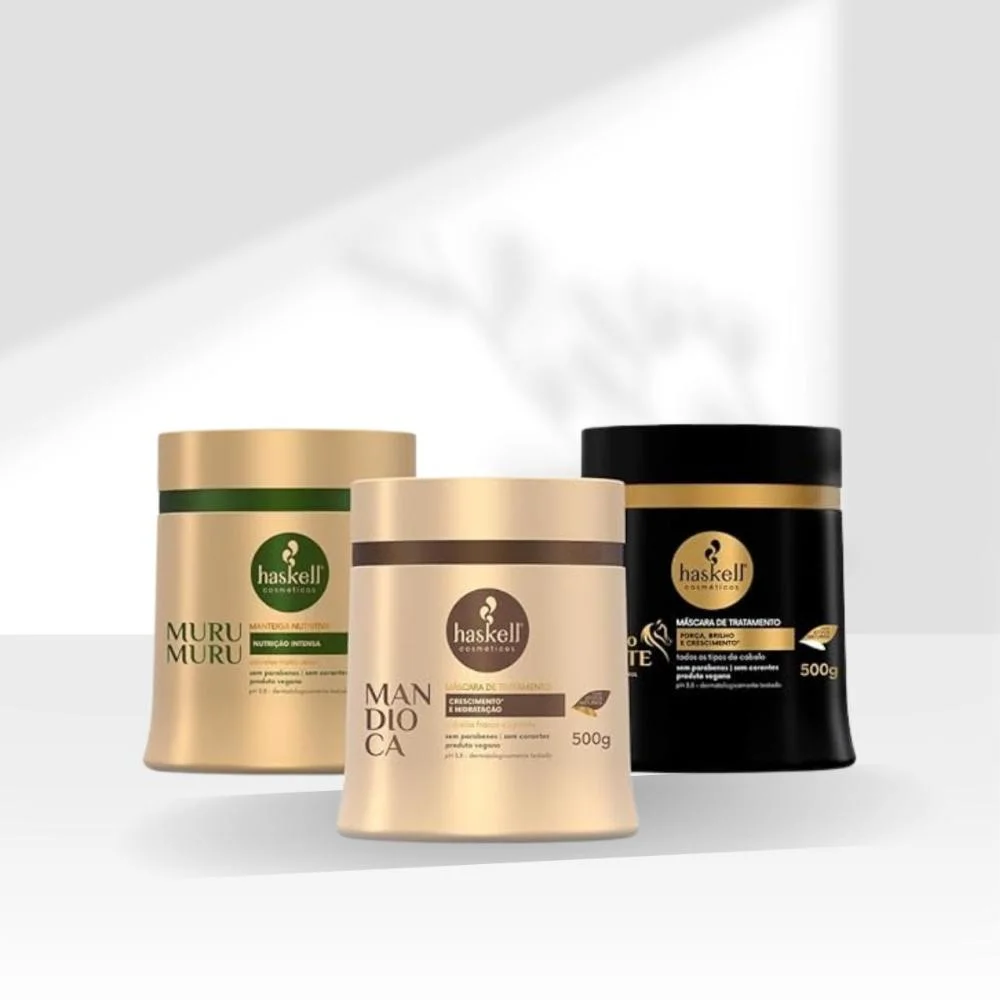 Cronograma Haskell Cabelo Forte Máscaras 500g ÚNICO 5