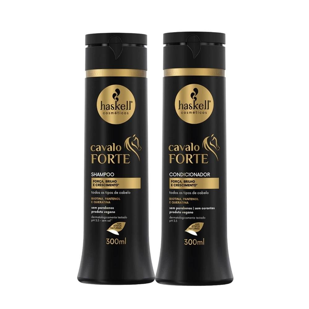 Kit Haskell Cavalo Forte Shampoo e Condicionador 300ml