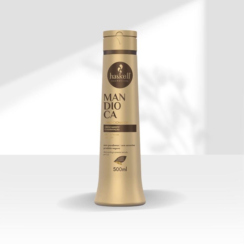 Condicionador Haskell Mandioca Força Crescimento 500 ml 500ml 3