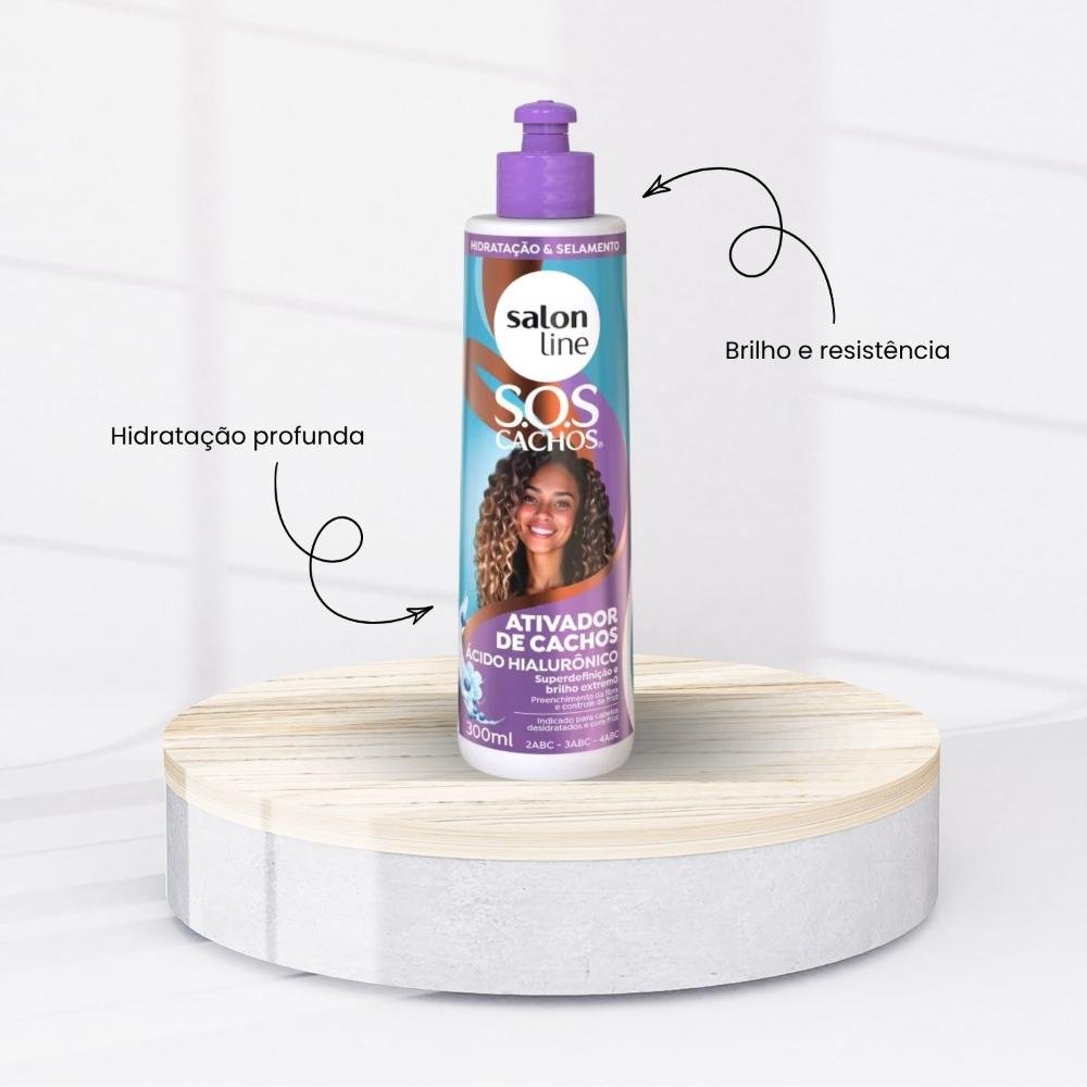 Ativador Capilar Salon Line SOS Ácido Hialurônico 300 ml 300ml 2