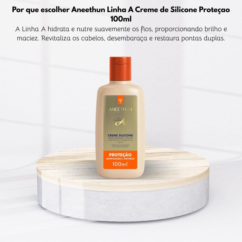 Leave-in Aneethun Linha A Creme de Silicone Proteçao 100 ml 100ml 5
