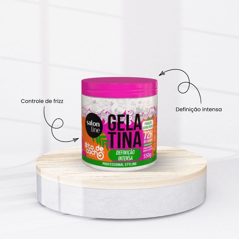 Gelatina Capilar Salon Line #TodeCacho Definição Intensa 550 g 550g 2