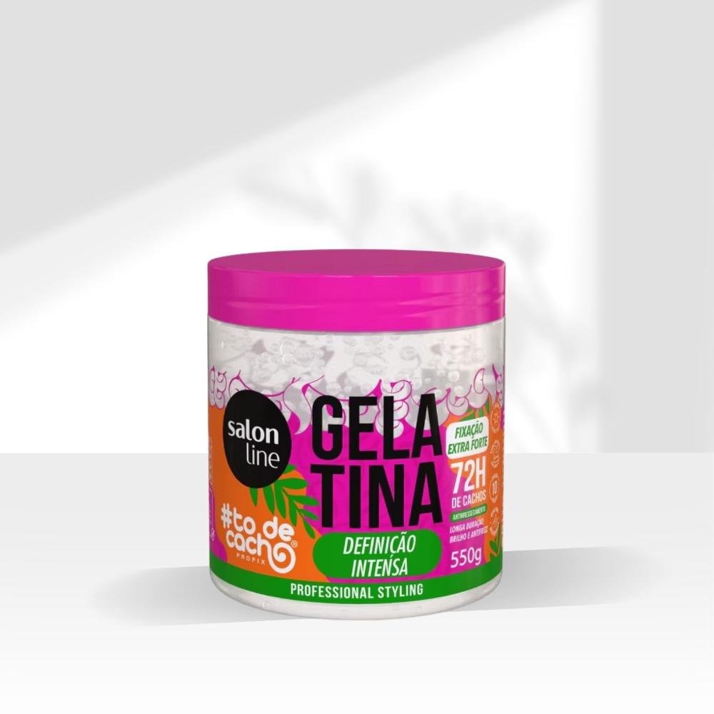 Gelatina Capilar Salon Line #TodeCacho Definição Intensa 550 g 550g 3