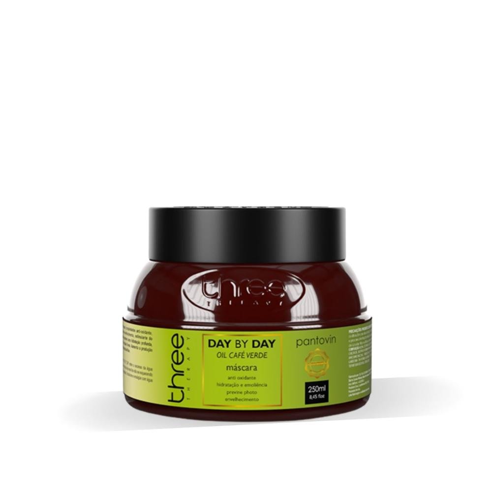 Three Therapy Day By Day Máscara Capilar Oil Café Verde 250g 250g 3
