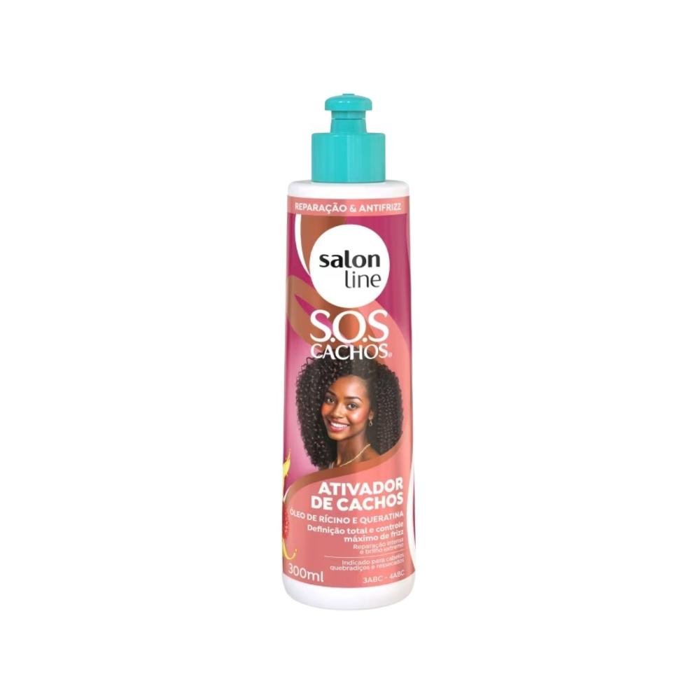 Ativador Capilar Salon Line SOS Óleo de Rícino e Queratina 300 ml