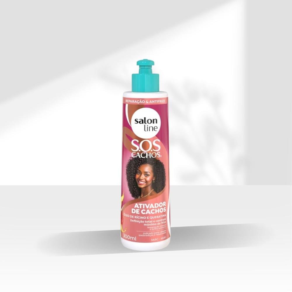 Ativador Capilar Salon Line SOS Óleo de Rícino e Queratina 300 ml 300ml 3