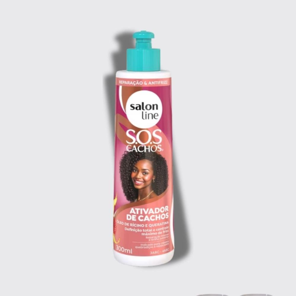 Ativador Capilar Salon Line SOS Óleo de Rícino e Queratina 300 ml 300ml 4