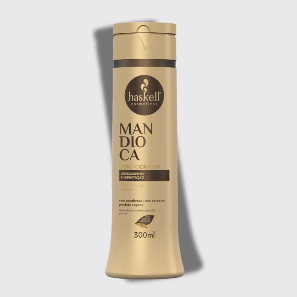 Condicionador Haskell Mandioca Força Crescimento 300 ml 300ml 4