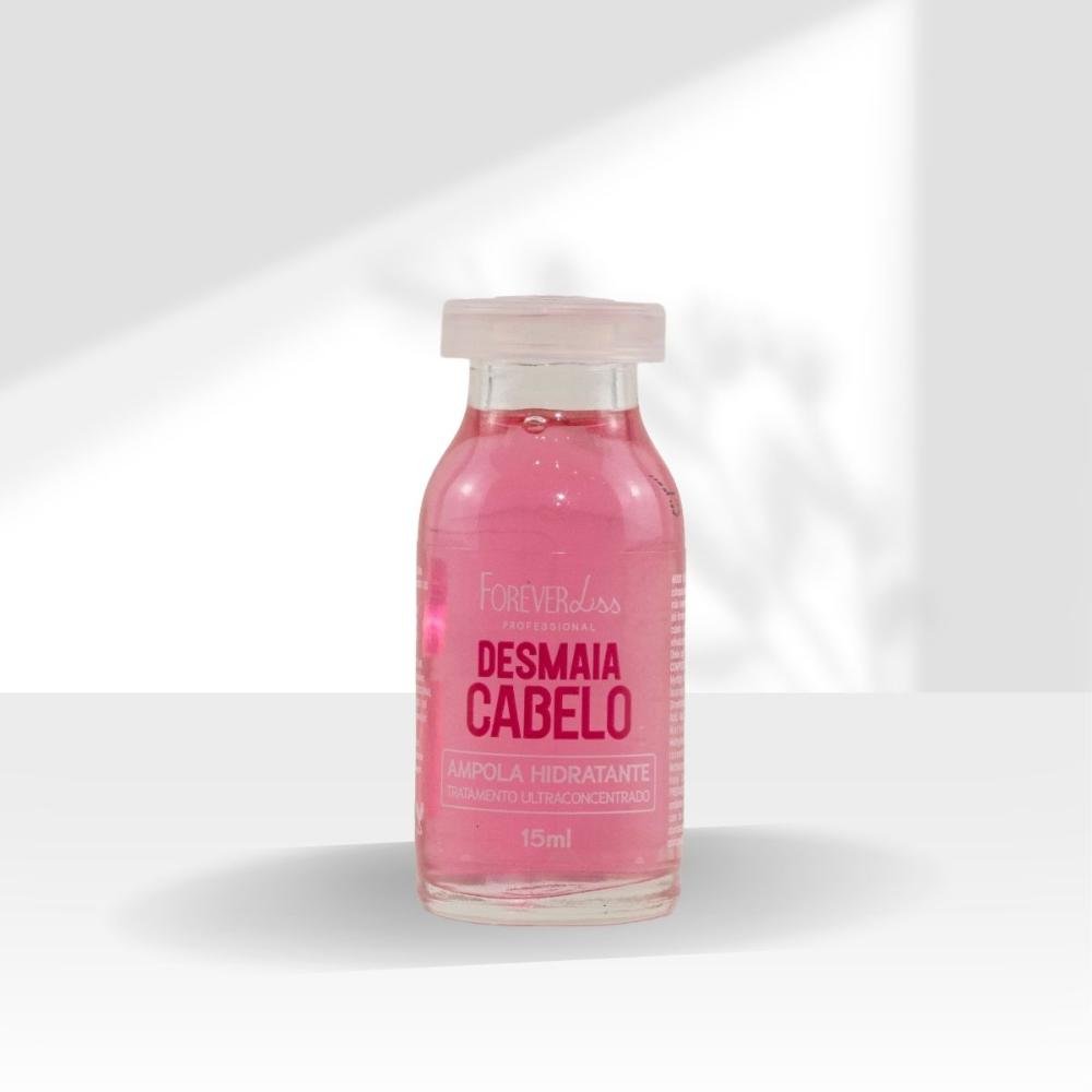 Ampola Forever Liss Desmaia Cabelo Reparação Intensa 15 ml 15ml 3